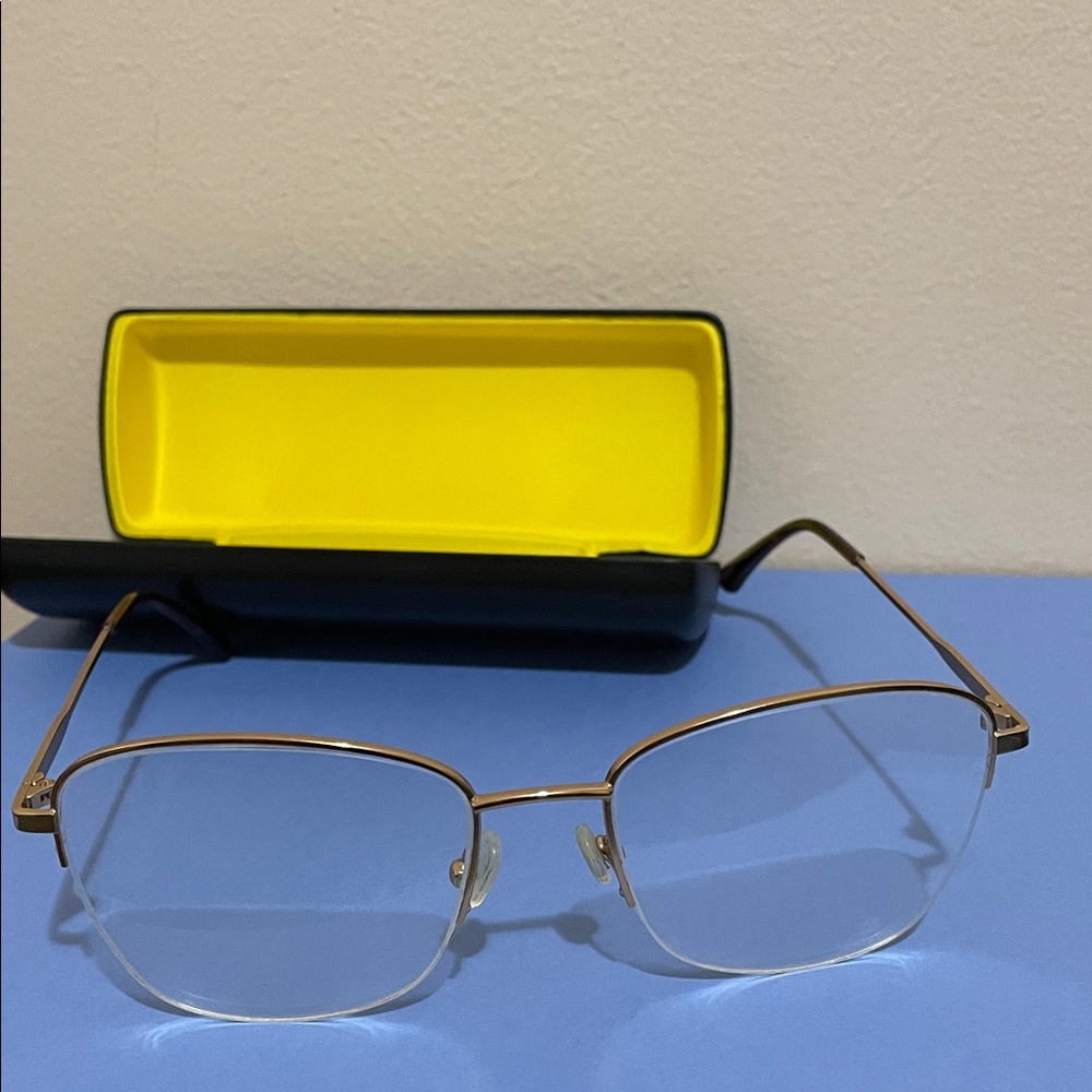 Gold Frame Women's Glasses